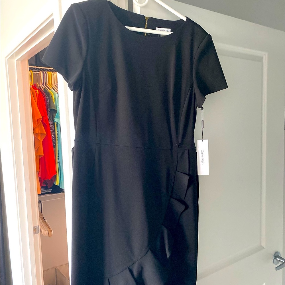 Calvin Klein Ruffle Dress